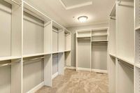 CBMmart Armoire de rangement avec îlot central et tiroirs pour dressing et dressing intégré