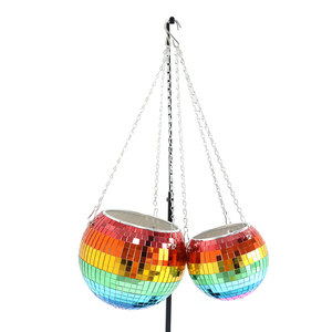 Bán Buôn Boho Nhà Cầu Vồng Đầy Màu Sắc Trang Trí Nội Thất Cầu Vồng Đầy Màu Sắc Gương Treo Disco Bóng Trồng Cây Chậu Hoa - Product Image 4