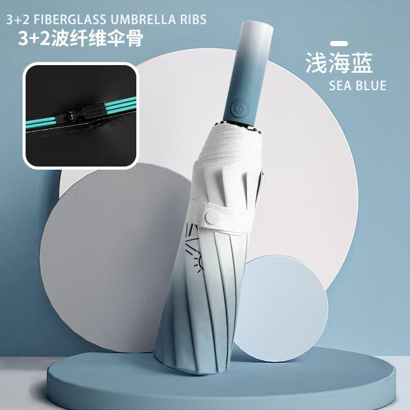 12กระดูกอัตโนมัติไล่ระดับสีฟ้าน้ำทะเลตื้น