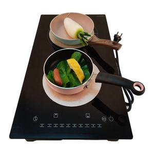 Table de cuisson à induction double 3600W, plaque à induction électrique encastrable 2 brûleurs, cuisinière à induction avec certificat ETL - Product Image 1