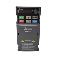 Variateur de fréquence Delta MS300 Compact VFD 1,5 kW monophasé, compatible moteurs IM et PM, avec RS485 Modbus et frein intégré