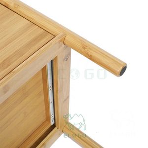 Table de chevet en bois massif Arialynn: un ajout élégant à la décoration de la chambre à coucher - Product Image 6