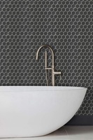 Hexagone Full Body Surface mate anti-dérapant salle de bain et piscine mosaïque en céramique carreaux de sol mosaïques pour cuisine et intérieur