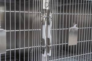 Taille personnalisée usine 304 acier inoxydable mental petit grand chien chat animal de compagnie clinique vétérinaire hôpital Cages à vendre - Product Image 4