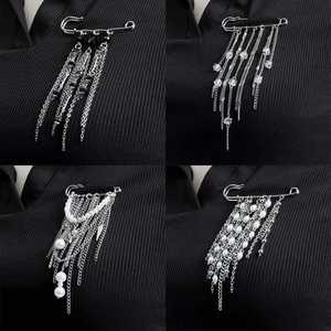 Broche à pampilles de mode européenne et américaine pour femmes, épingle de fixation de taille, accessoires vestimentaires - Product Image 4