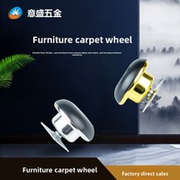 Roulettes en plastique pour meubles, réglage de niveau anti-friction, patins de pieds de canapé résistants à l'humidité, pieds de support pour table basse, meuble TV, lit