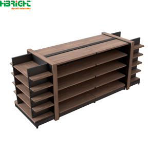 Metal Supermarket Gondola <b>Shelf</b> Pegboard Retail <b>Display</b> Rack Perforated Store Shelving <b>Unit</b> for Grocery Store - Product Image 4