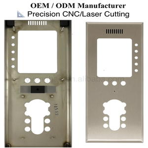 Custom Edelstahl <span class=keywords><strong>Intercom</strong></span> Tür verkleidung/Tastatur abdeckung Hersteller OEM & ODM Metall gehäuse Herstellung - Product Image 2