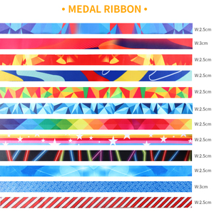 ริบบิ้นประดับเหรียญแบบกำหนดเองริบบิ้นสำหรับเหรียญแบบสั่งทำลายธงประเทศและหรูหรา - Product Image 5