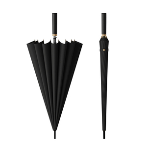 Cheap Automatic Golf Umbrella Wholesale Custom Logo Printing Sunscreen Windproof Straight Handle Promotional Umbrella