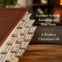 Onglets de Bible personnalisés, 80 pièces, design botanique minimaliste, 350 g/m², onglets d'indexation de Bible laminés mats pour journalisation biblique, OEM