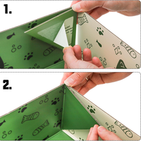 Caja de Arena para Gatos Plegable y Desechable de Cartón, Entrada Baja, Fácil de Eliminar, Ligera, Bandeja de Arena para Gatos de Interior, Ecológica