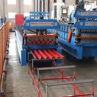 Machine de fabrication de tuiles métalliques en zinc trapézoïdales à grande vitesse pour toitures en béton, à vendre