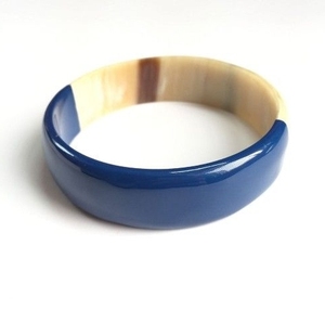 Minh Giang Craft Vietnam Unique Natural Buffalo Horn Polished <b>Bangle</b> <b>Bracelet</b> One of a Kind Handmade Vietnamese Jewelry - Product Image 1