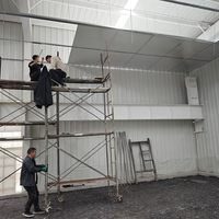 Panneau d'isolation en aluminium et phénolique, panneau de toiture isolé, panneau de plafond, panneau d'isolation de 20 mm pour entrepôt, usine