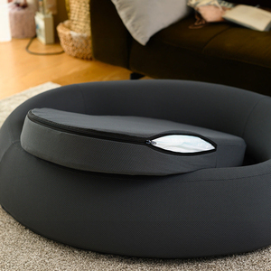 Modernes luxuriöses ovales Hunde bett aus ortho pä dischem Schaum mit wasch barer, widerstands fähiger Abdeckung Hersteller Direkt verkauf Solid Pattern <span class=keywords><strong>Cartoon</strong></span> Style - Product Image 3