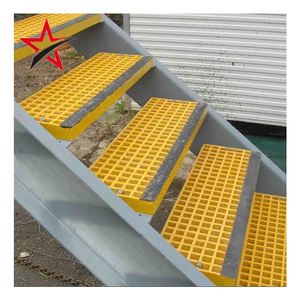 Fabrieksleverancier Geel Glasvezel Frp Traptreden En Geruite Plaat Plastic Duurzaam Rooster - Product Image 1