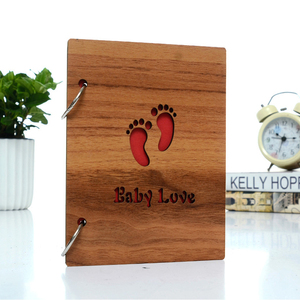 <span class=keywords><strong>Album</strong></span> photo portable en bois sculpté 12*16cm avec reliure à spirale, plus <span class=keywords><strong>de</strong></span> 200 pages pour créer des albums mémorables - Product Image 6