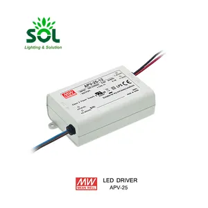 Meanwell 12V 25W بجهد ثابت IP42 بقيادة سائق لافتات الصمام