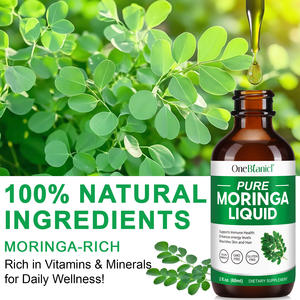 Commercio all'ingrosso 60ml integratore liquido naturale a base di erbe Moringa 100% puro estratto di semi di Moringa olio liquido gocce per migliorare l'immunità - Product Image 2
