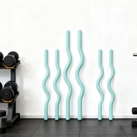 Barra de Curl para Gimnasio en Casa, Barra Ergonómica para Ejercicios de Cuerpo Completo, Accesorio de Gimnasio en Casa, Venta Caliente