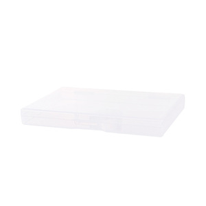 Transparent Rectangular <b>Plastic</b> Storage <b>Box</b> 14.5x10x1.7cm With Lid For Jewelry Nail Art Hardware Organization - Product Image 5