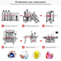 LIENM 1000L Cuve de Réaction en Acier Inoxydable avec Agitateur et Pompe, Machine de Mélange pour Shampoing et Détergent Liquide, Cuve à Double Enveloppe avec Grattoir et Mélangeur