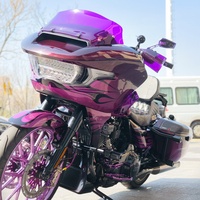 Déflecteurs d'air réglables en ABS de couleur pour carénages de moto Road Glide 121/117, spoiler pour rénovation/amélioration