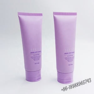 Wholesale Custom 100ml <b>Plastic</b> Empty Cosmetic <b>Tubes</b> Face Mask Cream Packaging Offset Printing Screw Cap Custom Color OEM/ODM - Product Image 3