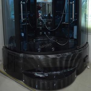 Salle <span class=keywords><strong>de</strong></span> <span class=keywords><strong>douche</strong></span> à vapeur européenne Offres Spéciales avec bain à remous Yacuzzi pour 2 personnes salle <span class=keywords><strong>de</strong></span> bain intérieure <span class=keywords><strong>cabine</strong></span> <span class=keywords><strong>de</strong></span> <span class=keywords><strong>douche</strong></span> en verre trempé <span class=keywords><strong>de</strong></span> 8mm - Product Image 5