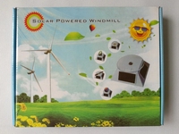 Mini modèle d'éolienne à énergie solaire Mini jouet solaire Mini modèle de générateur d'éolienne à énergie solaire pour enfant