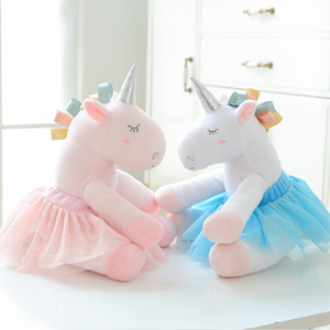 Broderie Doux En Peluche Moelleux Haute Qualité Stock Élastique Mignon Arc-En-Ciel <span class=keywords><strong>Licorne</strong></span> Poupée En Peluche Jouet En Peluche Personnalisé Jouets En Peluche - Product Image 2
