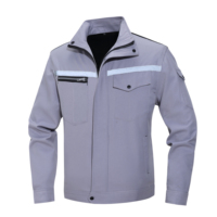 Ensemble d'uniformes de travail confortables et personnalisés en coton imperméable, extensibles, à séchage rapide, anti-plis, haute visibilité pour l'été