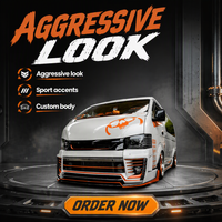 Kit carrosserie amélioré HIACE H200 WIDE BODY 1880 DYNASTY compatible avec Hiace large 2014-2018