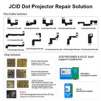 Puce flexible de câble matriciel JCID V1SE pour iPhone X-14PM réparation d'identification de visage projecteur de points outil de lecture et d'écriture sans alimentation externe