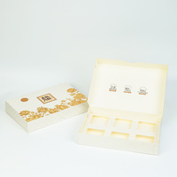 Boîte cadeau en papier personnalisée avec logo, pour l'emballage de pâtisseries, matériau en papier de qualité supérieure, vente en gros, boîte réutilisable