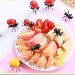 Tusuk Gigi Bentuk Semut, Garpu Buah, Garpu Makanan Semut yang Dapat Digunakan Kembali, Tusuk Makanan Hewan untuk Kue, Camilan, Dapur, Pernikahan, Pesta Ulang Tahun - Product Image 5