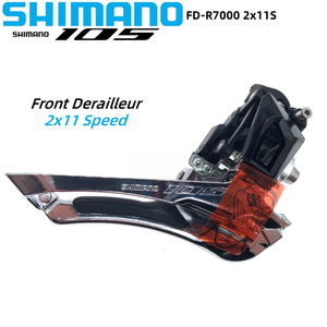 Dérailleur avant Shimano 105 <span class=keywords><strong>FD</strong></span>-<span class=keywords><strong>R7000</strong></span> 2x11 vitesses pour vélo, fixation par sertissage <span class=keywords><strong>R7000</strong></span>, compatible avec colliers de 31,8 mm et 34,9 mm - Product Image 2
