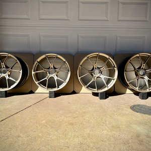 Jantes en alliage d'aluminium personnalisées 17-22 pouces 6601-T6 en bronze noir diamant doré pour roues forgées à verrouillage central <span class=keywords><strong>Porsche</strong></span> 991 GT3 - Product Image 4