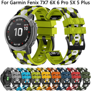 Correas de Silicona de Liberación Rápida BEEFLYPOWER en Colores Vibrantes de 22 y 26 mm para <span class=keywords><strong>Garmin</strong></span> <span class=keywords><strong>Fenix</strong></span> 7X/7/6X/6 Pro/5X/5 Plus y Forerunner 965 955 - Product Image 3