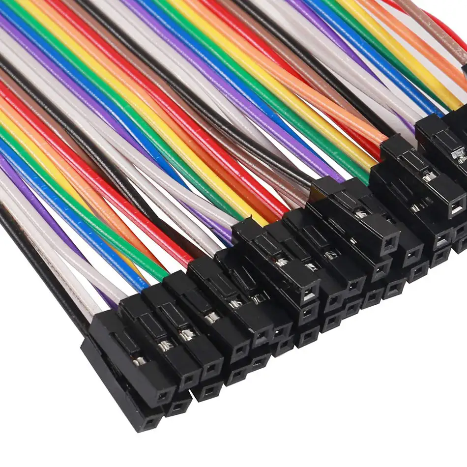 40 PIN Male To Male Female Dupont GPIO Cable Breadboard Jumper Wire For Arduino