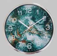 Jam Dinding Bulat Modern 16 Inci Slim Sweep untuk Dekorasi Ruang Tamu, Kantor & Kamar Tidur Model 6747