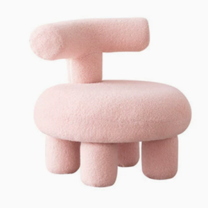 Silla de terciopelo nórdica de lujo, pequeña, moderna, para niños, para comedor, dormitorio, sala de estar, silla Engel <span class=keywords><strong>Olga</strong></span> para niños - Product Image 4