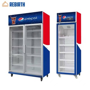 Réfrigérateur vertical à porte vitrée pour boissons de magasin de proximité, sans givre, refroidissement direct par ventilateur, refroidisseur de boissons, réfrigérateur à bière - Product Image 3