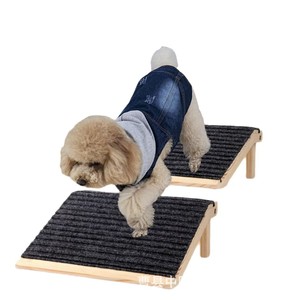 Rampa de madera para perros, plegable, para interiores, escalera pequeña, diseño rectangular sólido, fabricada en Shandong - Product Image 3