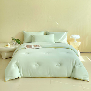 Couverture d'été en fibre de soja ultra douce <span class=keywords><strong>et</strong></span> agréable pour la peau, rembourrée de fibres de polyester, tricotée, design nuageux - Product Image 4