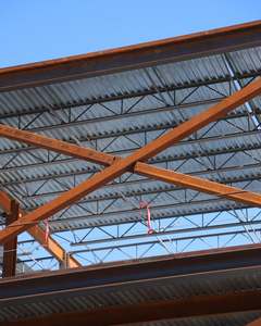 Kết cấu thép 2025 xưởng Xây Dựng Văn phòng Kết Cấu Thép nhiều thép đi lên Hilton đầu đảo trang web việc làm trường trung học - Product Image 5