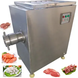 Industrial electric mincing beef mutton pork Whole chicken corn sausage meat mincing mincer mixer grinder for sale price