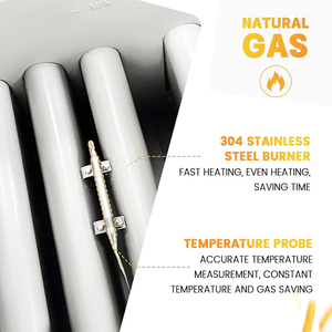 Freidora Industrial <span class=keywords><strong>de</strong></span> Gas Propano para Exteriores, Freidora <span class=keywords><strong>de</strong></span> Pollo <span class=keywords><strong>de</strong></span> Gran Capacidad con un Solo Cilindro - Product Image 5