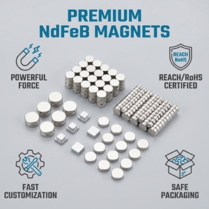 Magnete al Neodimio Permanente N35 Personalizzato, Forte Magnete N52, Blocco Magnetico Permanente, Cubo Magnetico, Magnete Quadrato N35 - Product Image 2